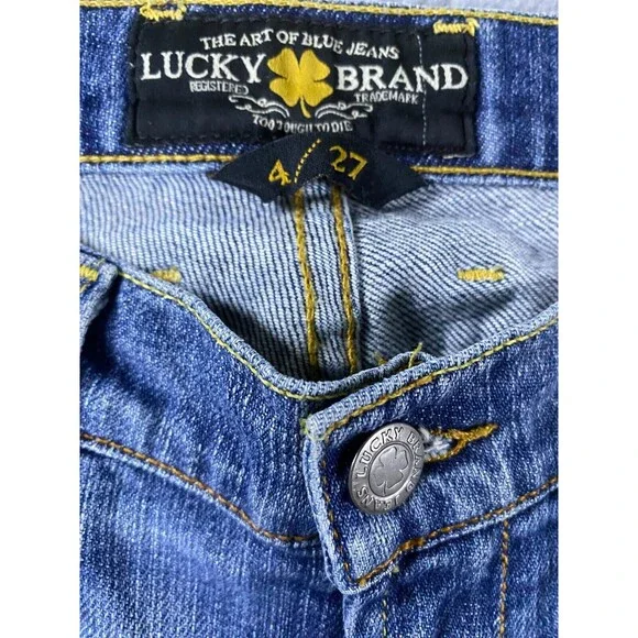 Lucky Brand Jeans Women's 28 Blue Y2K Sweet N Straight Denim Cotton Stretch - Picture 6 of 16